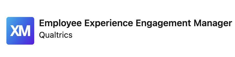 Qualtrics Employee Experience Engagement Manager